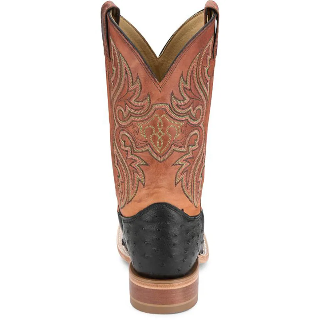 Justin Men's Moseley Full Quill Ostrich Boot