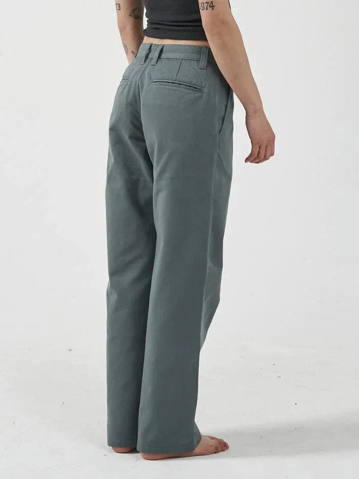 Lax Low Slung Pants - Scrubs Green