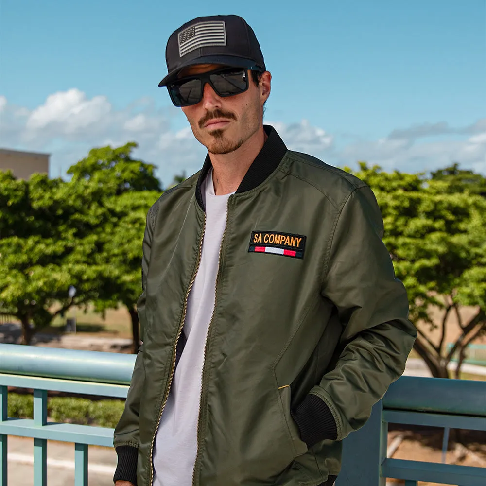 Limited Edition Military Bomber Jacket | Honor | OD Green PreOrder