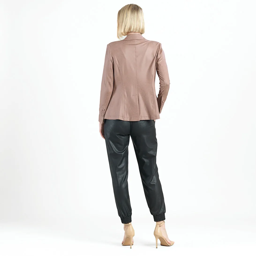 Liquid Leather™ Signature Pocket Blazer - Taupe