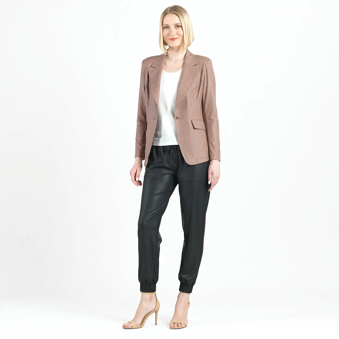 Liquid Leather™ Signature Pocket Blazer - Taupe