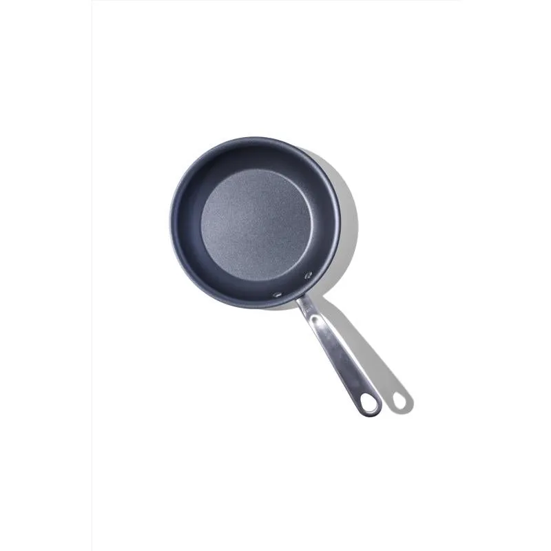 Made In Stainless Steel Fry Pan 12 in. Black/Silver