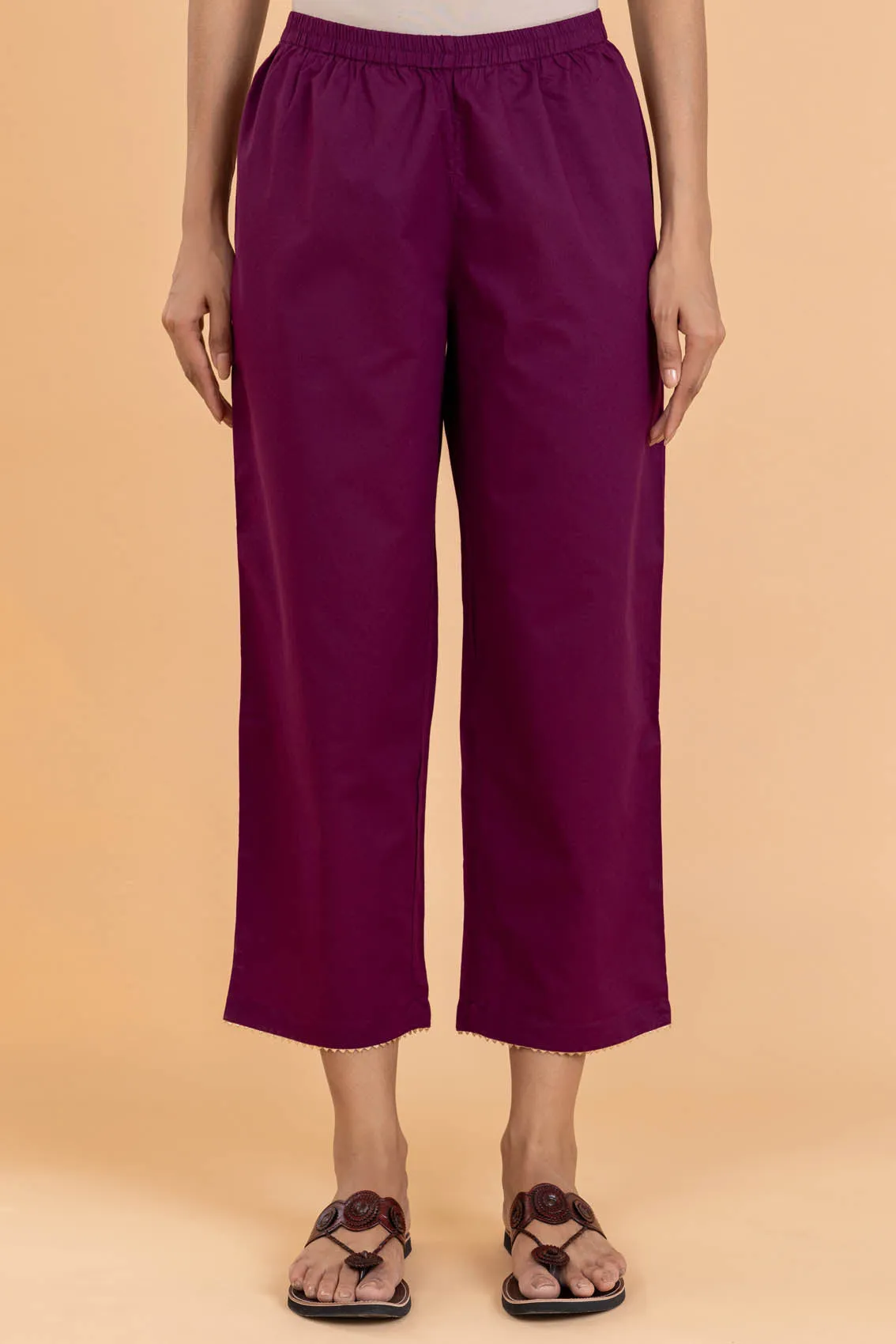 Magenta Trousers