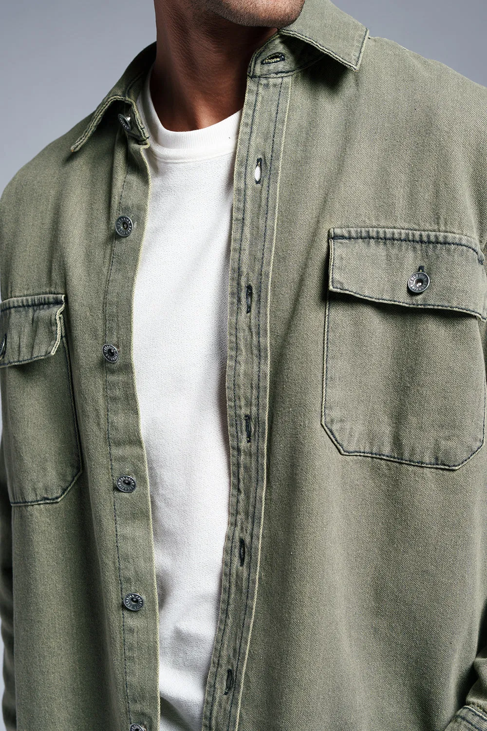 Olive Grove Men's Denim Jacket