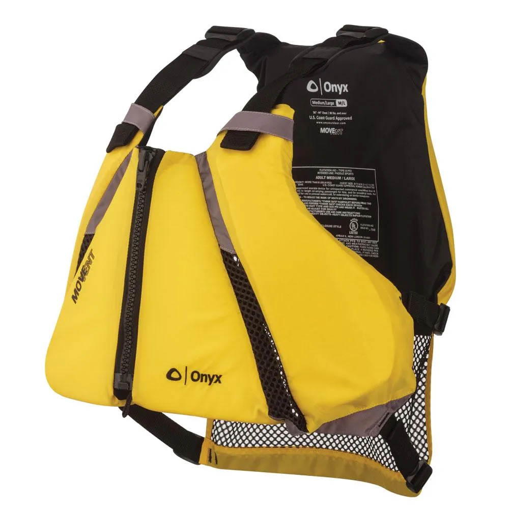 Onyx MoveVent Curve Paddle Sports Life Vest - M/L