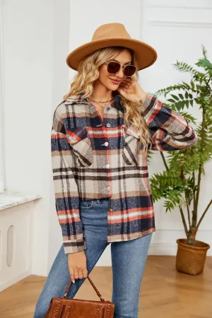 Plaid Button Shacket