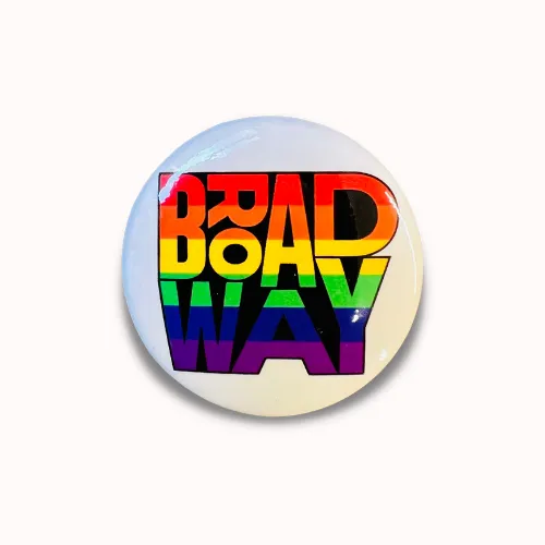 Pride Broadway Button