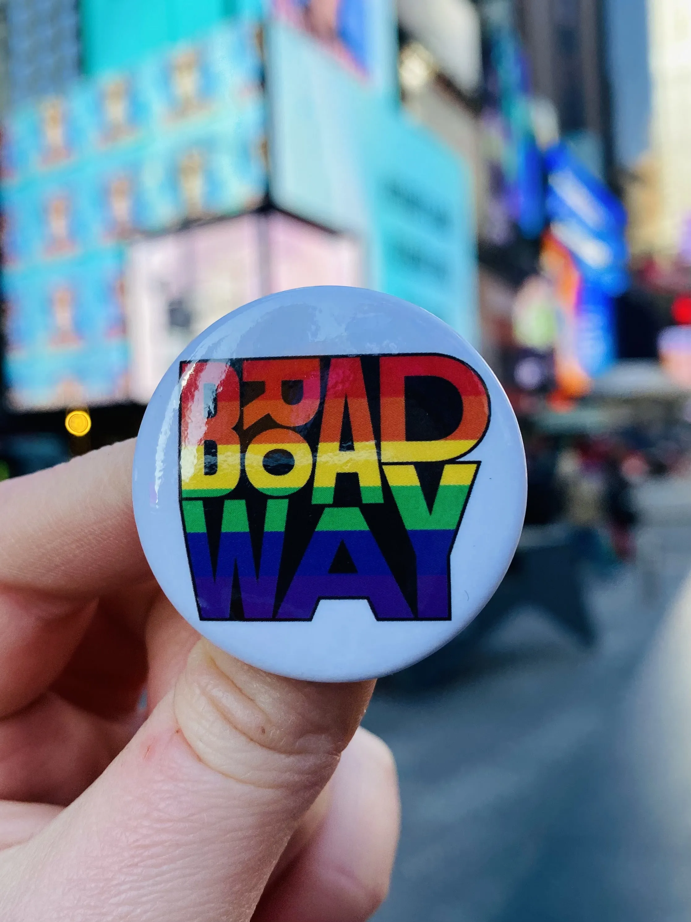 Pride Broadway Button