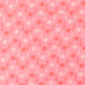 PUFF Printed Rayon Voile - Daisy - Pink