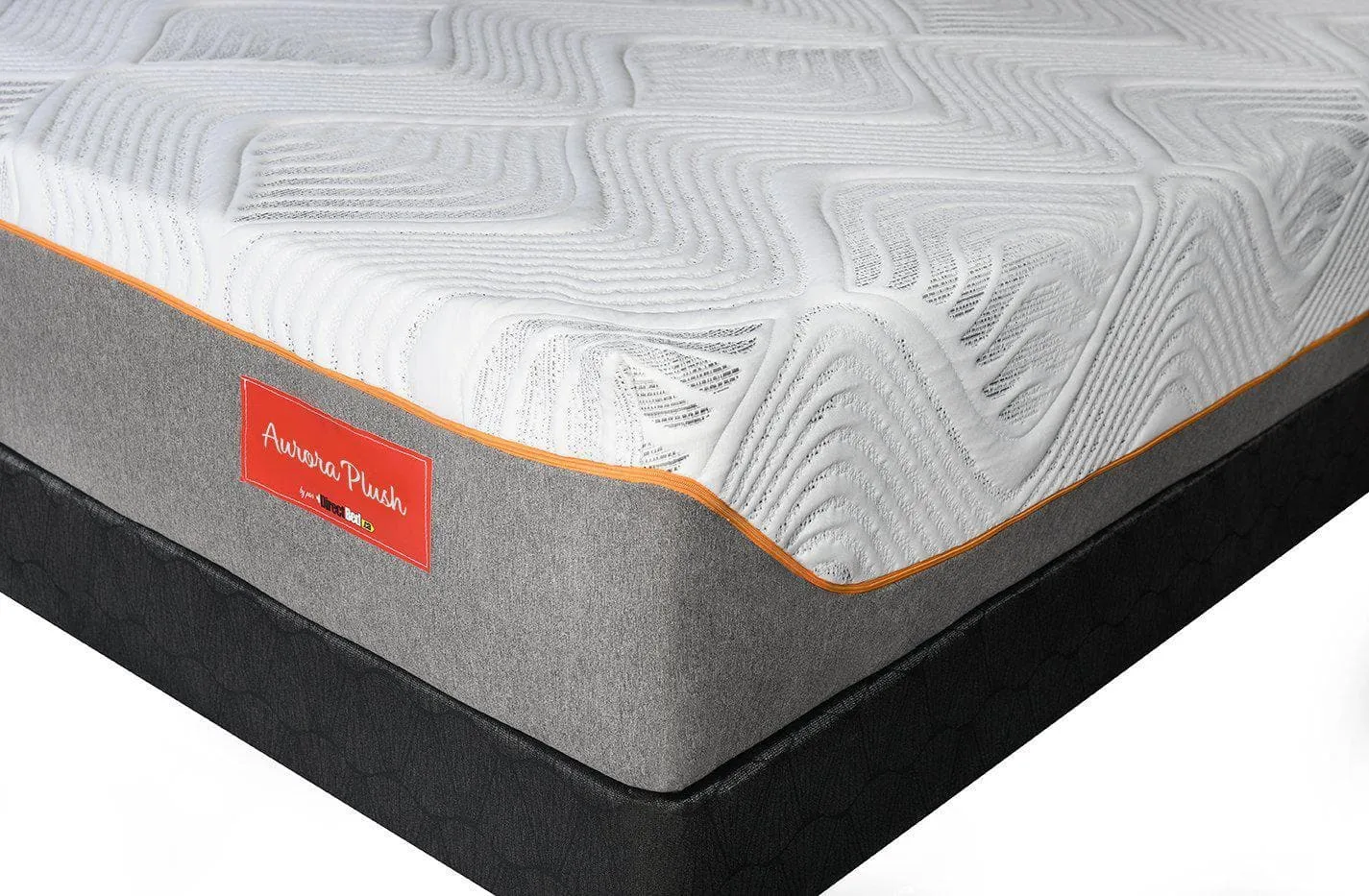 Queen Aurora Plush 14" Thick Cooling Memory Foam Mattress with Nano Coil