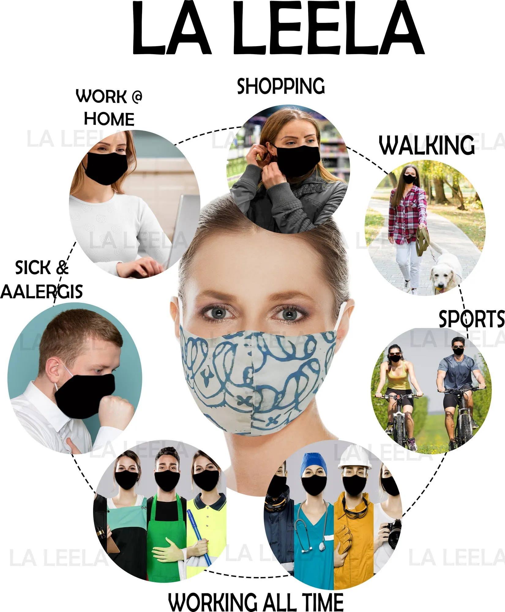 Reusable Washable Unisex Face Mask Outdoor Anti-Haze Face Durable Breathable Lightweight Face Dust Mouth White_V755  914062