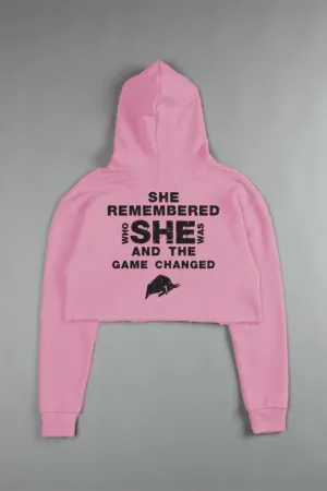 She Remembered Who She Was (CROPPED) HOODIE