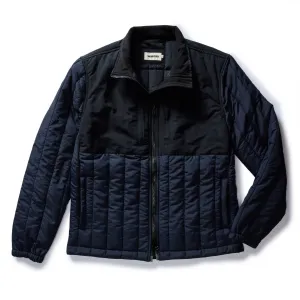 The Ember Jacket in Dark Navy Quilted Nylon