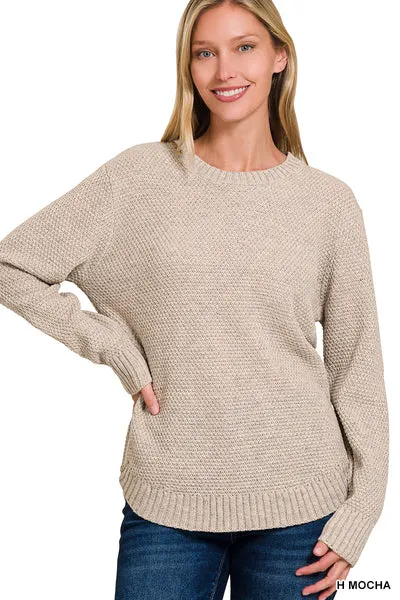 The Go To Basic Waffle Sweater