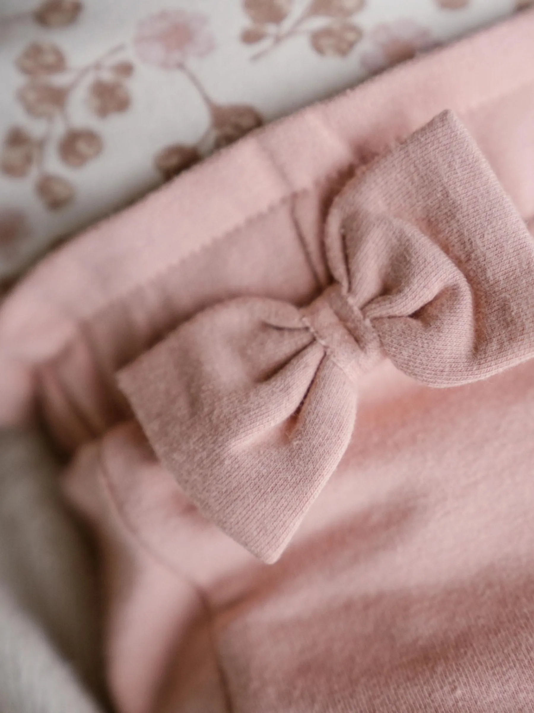 Trousers Bows Dusty Baby Pink | Dirkje