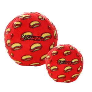 Tuffy Mighty Ball Durable Squeaky Dog Toy, Red