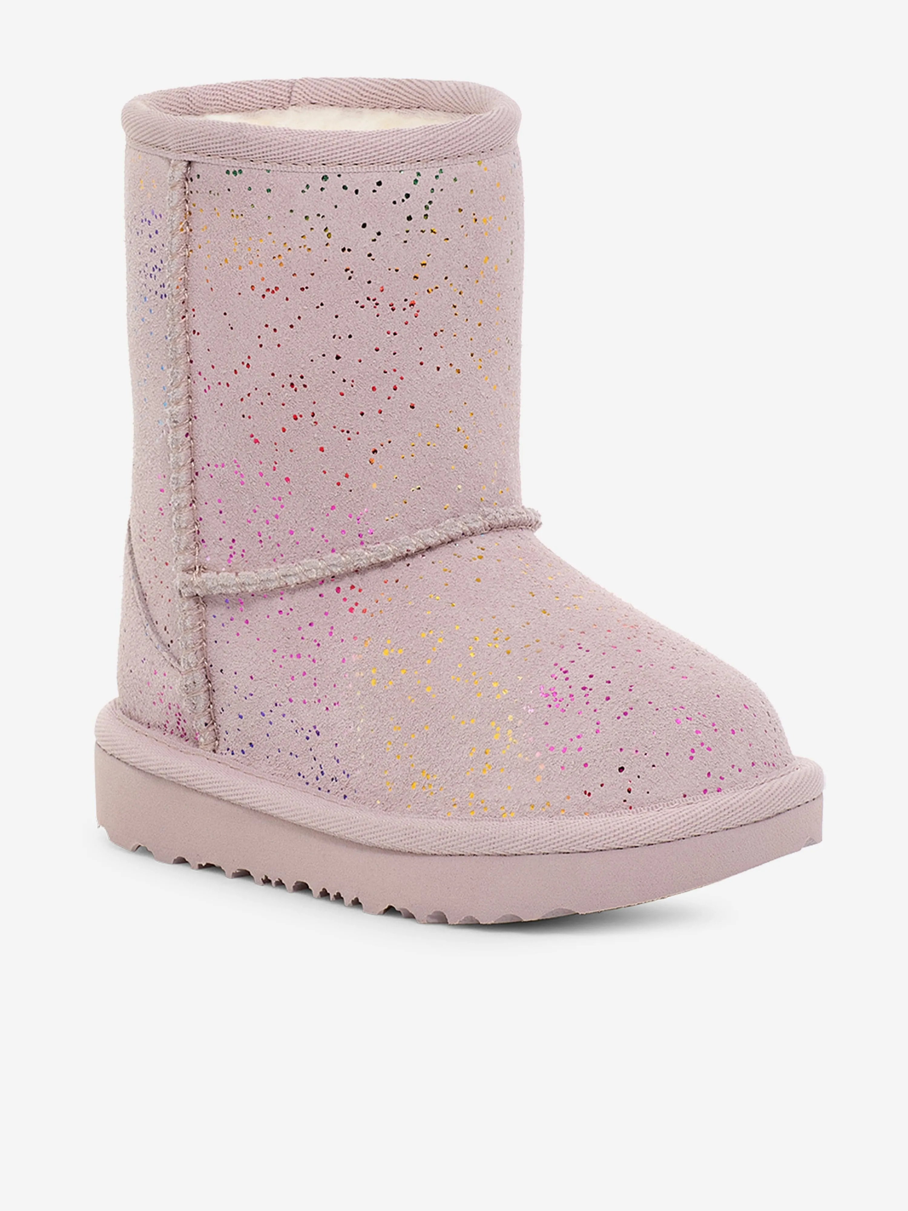 UGG Girls Classic II Shimmer Sky Boots in Purple