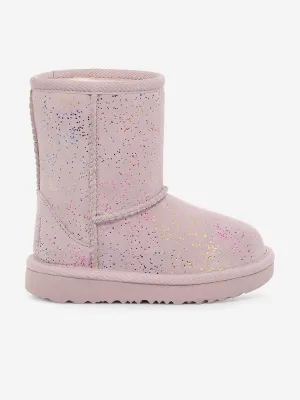 UGG Girls Classic II Shimmer Sky Boots in Purple