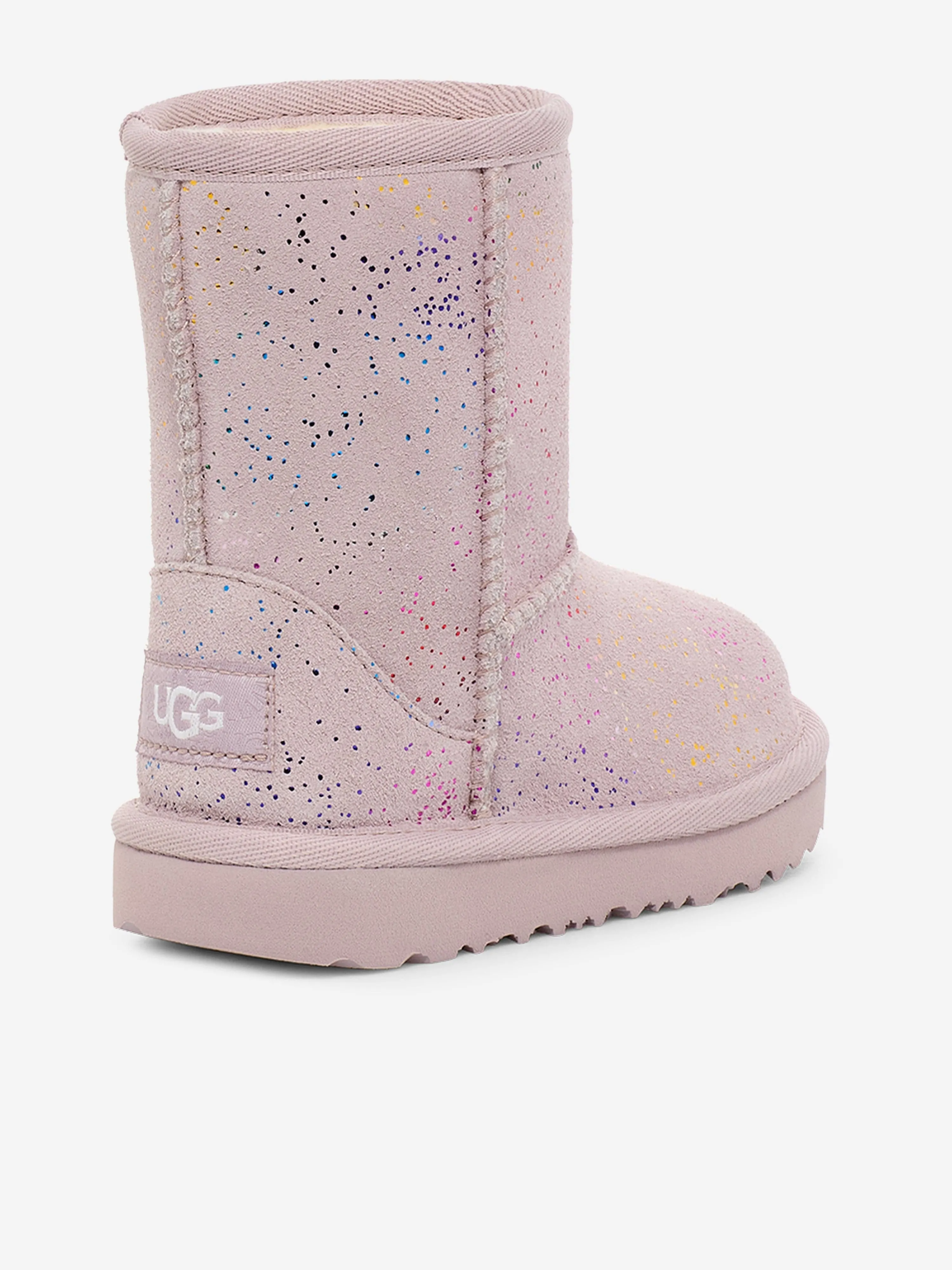 UGG Girls Classic II Shimmer Sky Boots in Purple