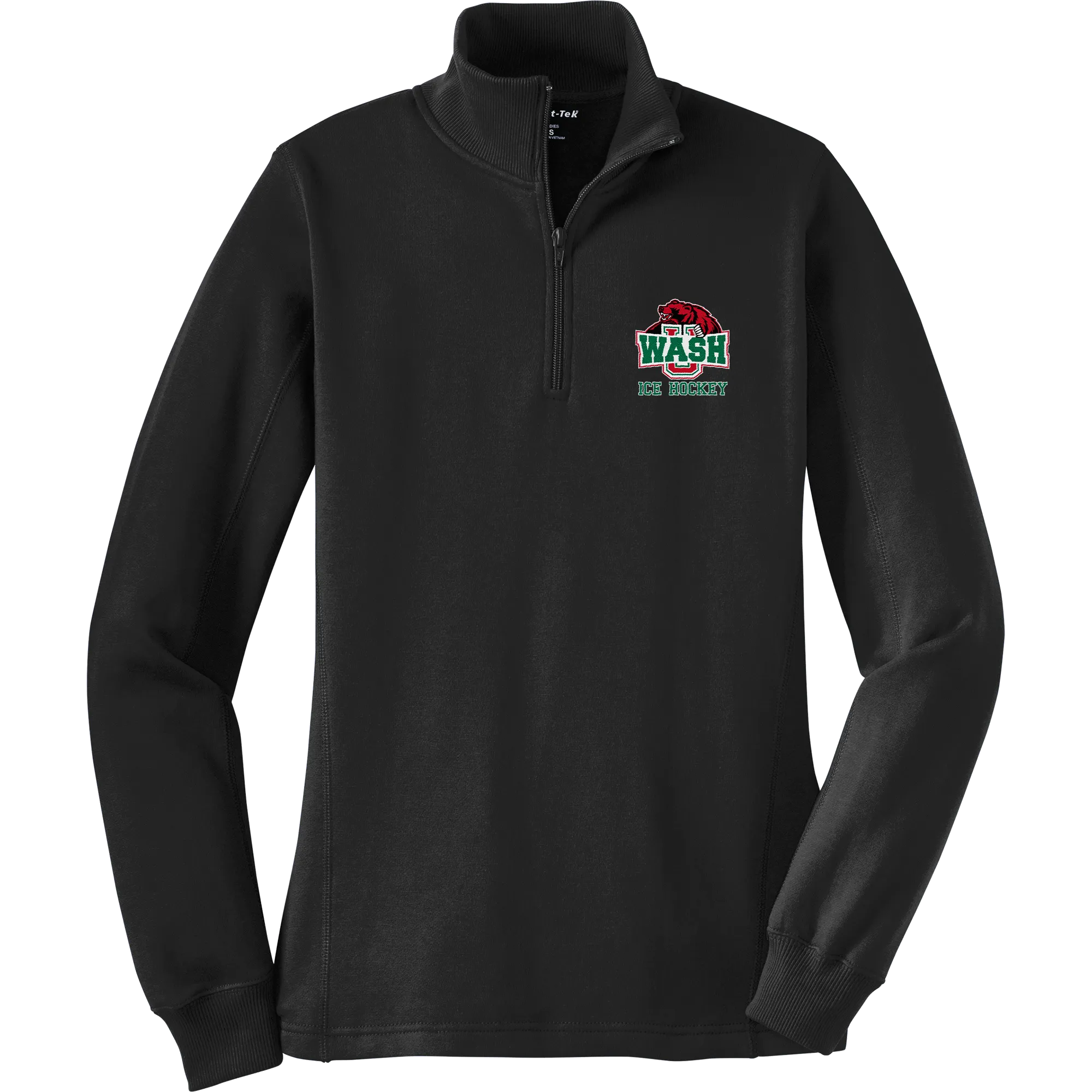 Wash U Ladies 1/4-Zip Sweatshirt