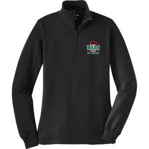 Wash U Ladies 1/4-Zip Sweatshirt