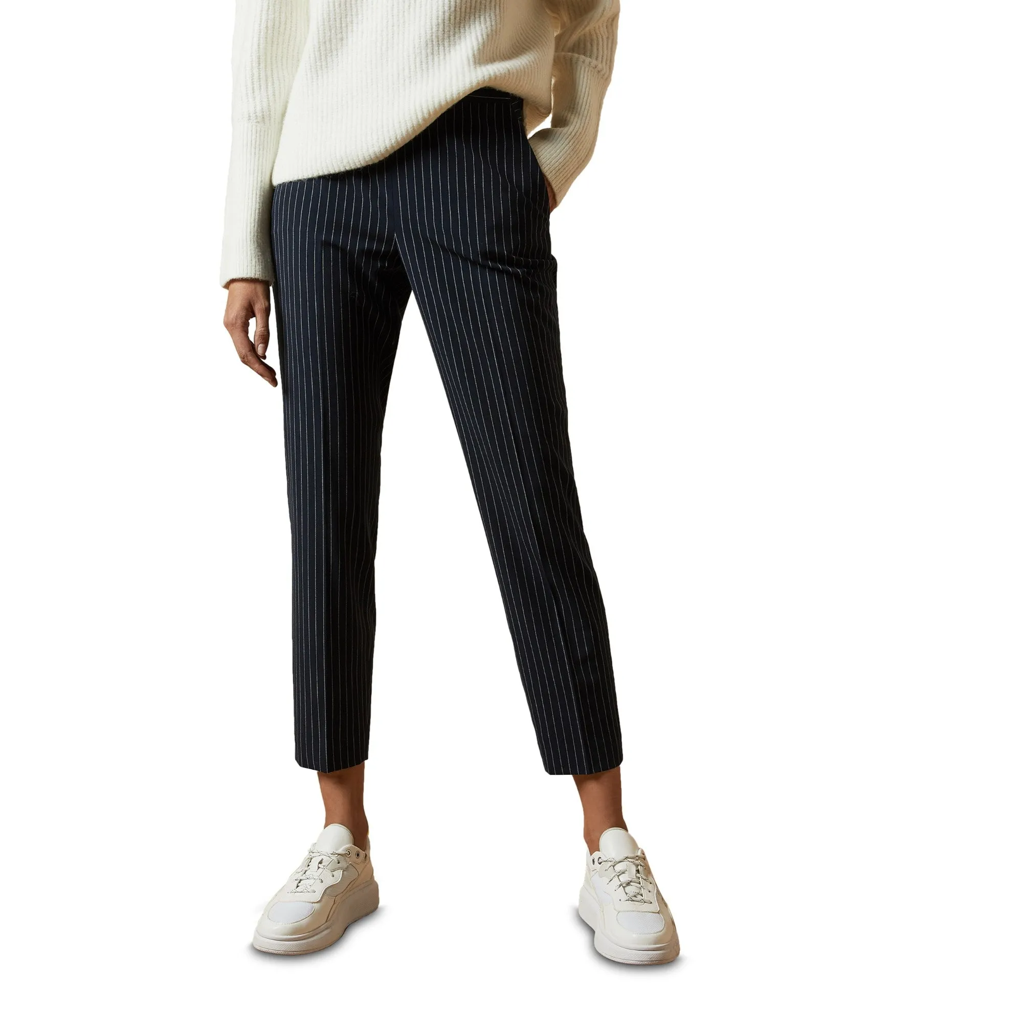 Women Wmf-Angilat-Stripe Suit Trouser - Dk-Blue