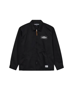 Zip Work Jacket - Black